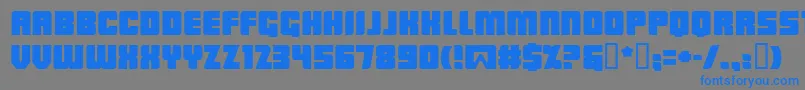 More about LowriderBb Font LowriderBb Font – Blue Fonts on Gray Background