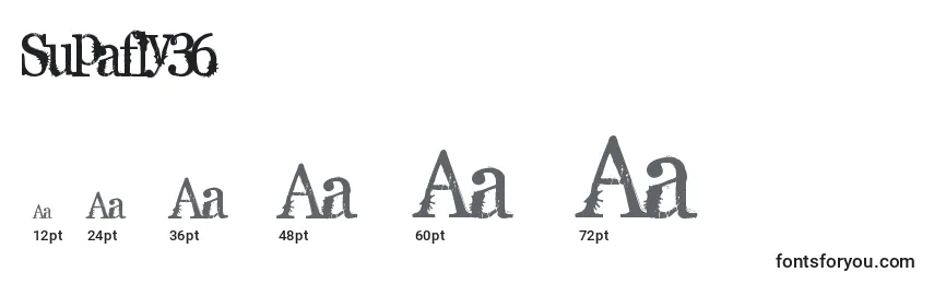 Supafly36 Font Sizes