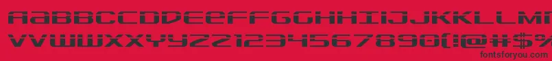 Sdflaser Font – Black Fonts on Red Background