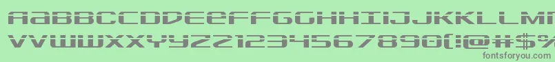 Sdflaser Font – Gray Fonts on Green Background