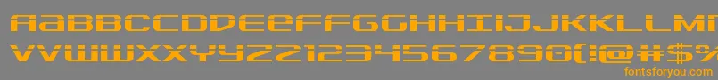 Sdflaser Font – Orange Fonts on Gray Background