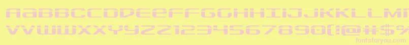 Sdflaser Font – Pink Fonts on Yellow Background