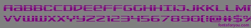 Sdflaser Font – Purple Fonts on Gray Background