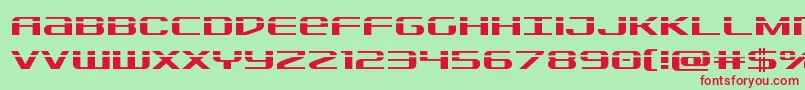 Sdflaser Font – Red Fonts on Green Background