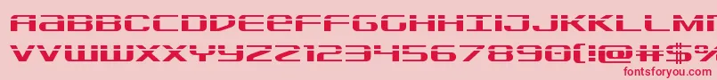 Sdflaser Font – Red Fonts on Pink Background