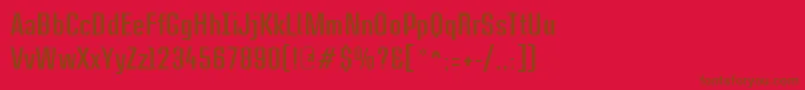 More about CasestudynooneLtBold Font CasestudynooneLtBold Font – Brown Fonts on Red Background