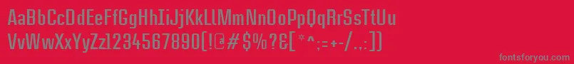 CasestudynooneLtBold Font – Gray Fonts on Red Background