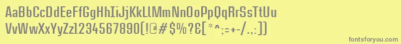 CasestudynooneLtBold Font – Gray Fonts on Yellow Background