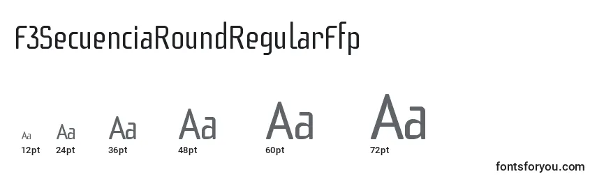 Größen der Schriftart F3SecuenciaRoundRegularFfp