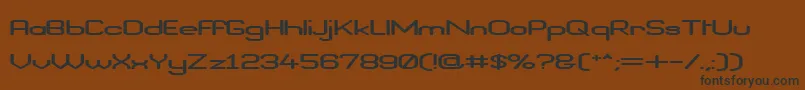 BraveNewEraFlatG98 Font – Black Fonts on Brown Background