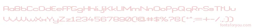 BraveNewEraFlatG98 Font – Pink Fonts on White Background