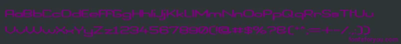 BraveNewEraFlatG98 Font – Purple Fonts on Black Background