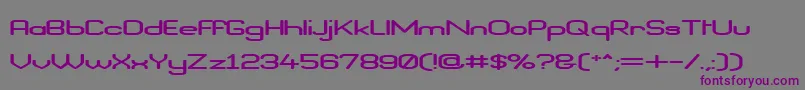 BraveNewEraFlatG98-Schriftart – Violette Schriften auf grauem Hintergrund