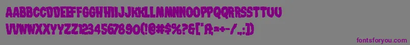 Nightmarealleybold Font – Purple Fonts on Gray Background