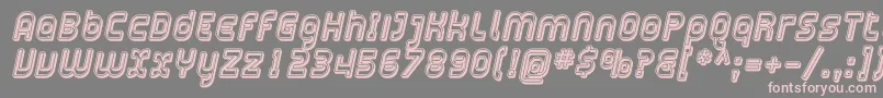Plasma14 Font – Pink Fonts on Gray Background