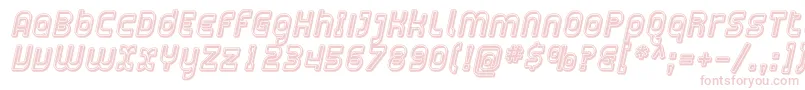 Plasma14 Font – Pink Fonts on White Background