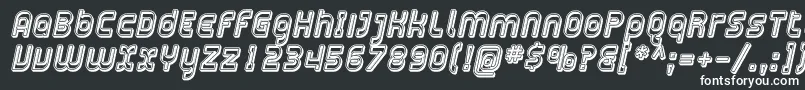 Plasma14 Font – White Fonts on Black Background