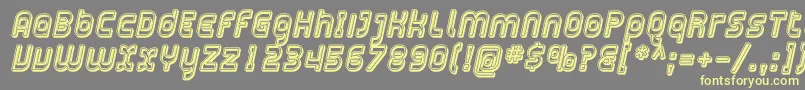 フォントPlasma14 – 黄色のフォント、灰色の背景
