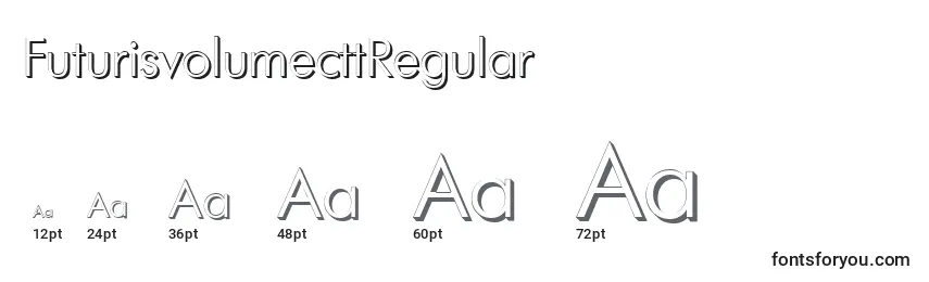 FuturisvolumecttRegular Font Sizes