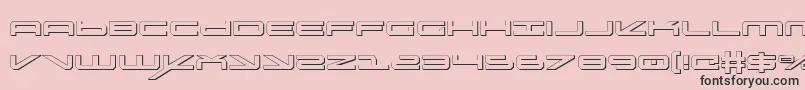 Oramacs Font – Black Fonts on Pink Background