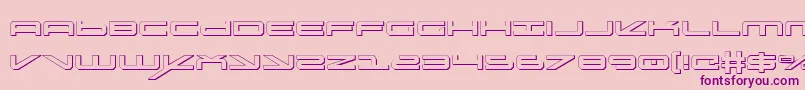 Oramacs Font – Purple Fonts on Pink Background