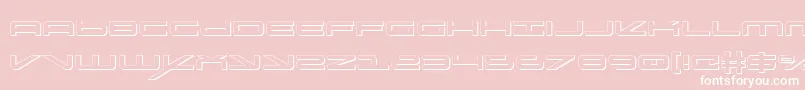 Oramacs Font – White Fonts on Pink Background