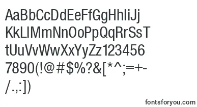 SansCondensed font – newspaper Fonts