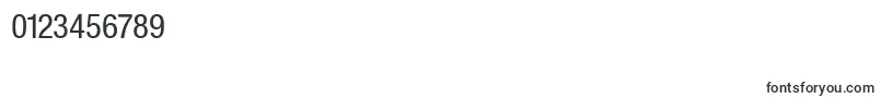 SansCondensed Font – Fonts for Numbers and Digits