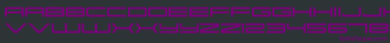 SkPorsche Font – Purple Fonts on Black Background