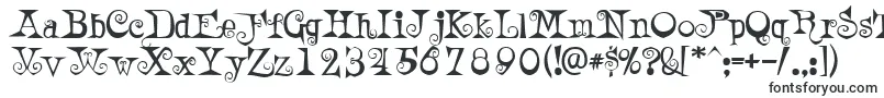 AWeirdPartyalt-fontti – monogrammifontit