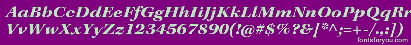 More about KeplerstdBoldextit Font KeplerstdBoldextit Font – Green Fonts on Purple Background