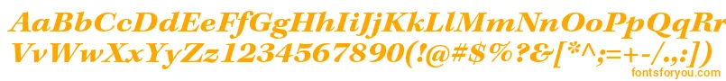 KeplerstdBoldextit Font – Orange Fonts on White Background