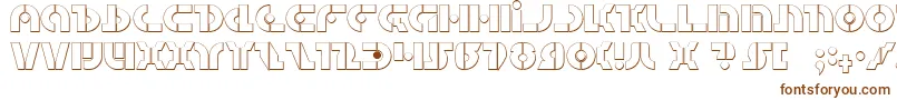 QuestlokShadow Font – Brown Fonts on White Background