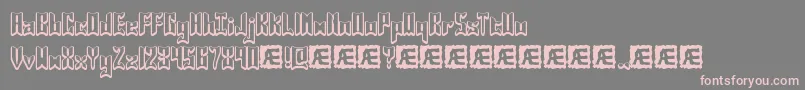 JasperBrk Font – Pink Fonts on Gray Background