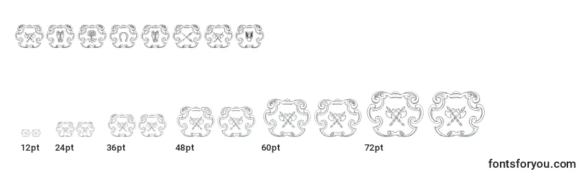 Armorial Font Sizes