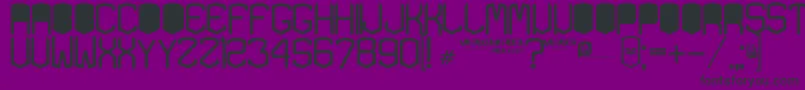 KardonBlack Font – Black Fonts on Purple Background