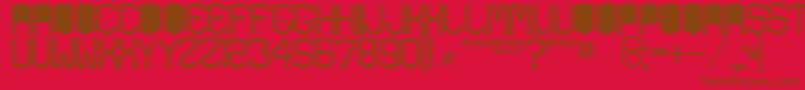 Más sobre la fuente KardonBlack fuente KardonBlack – Fuentes Marrones Sobre Fondo Rojo