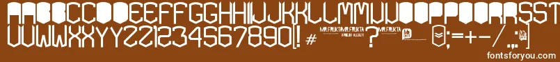 KardonBlack Font – White Fonts on Brown Background