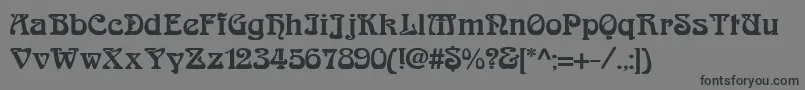 Arabiar Font – Black Fonts on Gray Background