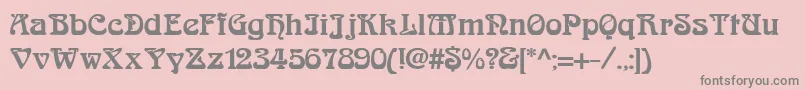 Arabiar Font – Gray Fonts on Pink Background