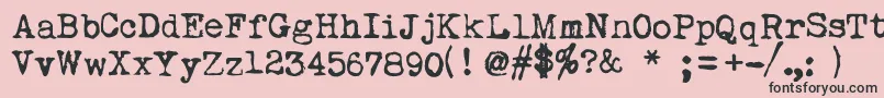 More about Myunderwood Font Myunderwood Font – Black Fonts on Pink Background