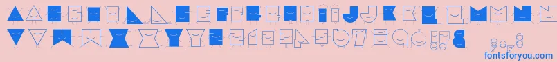 Speciale Font – Blue Fonts on Pink Background