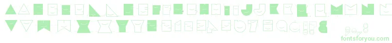 Speciale Font – Green Fonts on White Background