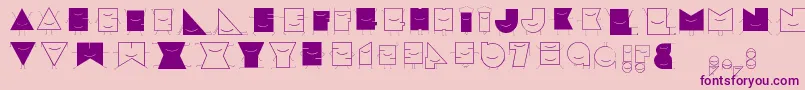 Speciale Font – Purple Fonts on Pink Background
