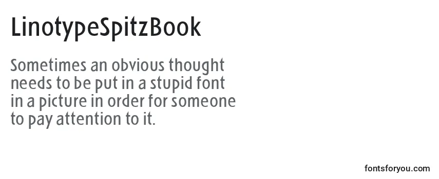 LinotypeSpitzBook フォントのレビュー