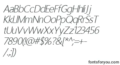 HomizioNovaLightItalic font – Autocad Fonts