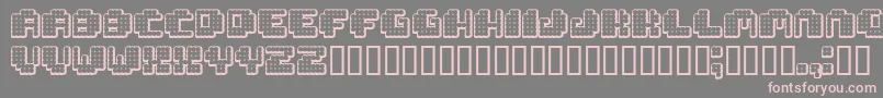 Tivoli ffy Font – Pink Fonts on Gray Background