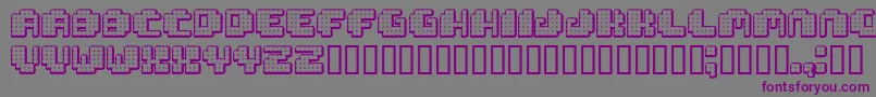 Tivoli ffy Font – Purple Fonts on Gray Background