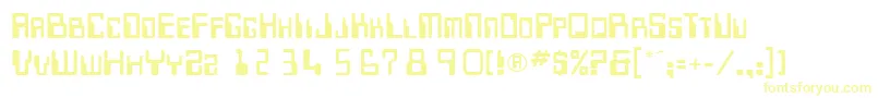 MicrRegular Font – Yellow Fonts