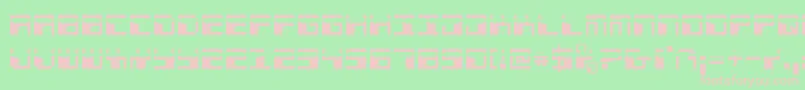 Phaserbanklaser Font – Pink Fonts on Green Background